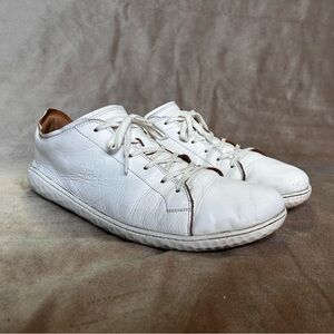 Vivo Barefoot White Leather Men's Sneakers